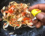 A picture of step 4 of Stir fried potatoes.