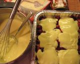 A picture of step 5 of Strawberry Shortcake Trifle.