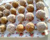 A picture of step 8 of Beans balls II.