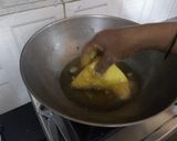 A picture of step 8 of Stuffed bread triangles.