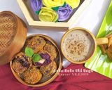 Foto langkah ke 7 dari resep Bola-bola Ubi ungu isi coklat.