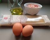 Foto del paso 1 de la receta: Spaghetti a la carbonara