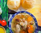 Hình bước làm 4 của món Sườn heo nấu đậu