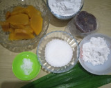 Foto langkah ke 1 dari resep Bubur Candil (Biji Salak) Labu Kuning.
