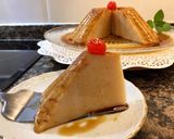 A picture of step 10 of Eggless Cornstarch Flan.