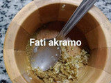 رولي شوفلور مع مرقة حمرة بالحمص بنينة روعة 😋