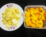 Foto del paso 1 de la receta: Tortilla de patatas y calabaza