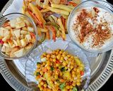 A picture of step 3 of Ramzan special thali.