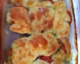Pestos csirkemell mozzarellával és paradicsommal recept fázis 3 fotója