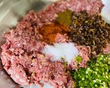 A picture of step 5 of Chullu kebabs.