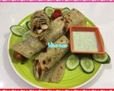 A picture of step 9 of Chicken Paratha Roll.