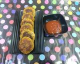 A picture of step 7 of Raw Banana sweet potato cutlets.