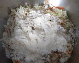 A picture of step 4 of Triple Schezwan fried rice.