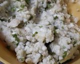 A picture of step 1 of Aloo sabudana vada.
