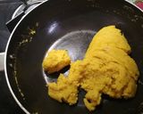 A picture of step 4 of Chana Dal Barfi.