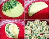 A picture of step 13 of Spinach Corn Flower Bread.