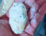 Foto del paso 6 de la receta: Croquetones bombón de pollo abierto asado con doble rebozado