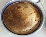 A picture of step 9 of Eggless Rasmalai Cake.