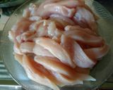 Foto del paso 1 de la receta: Pollo al verdeo a la plancheta