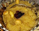 A picture of step 12 of Sooji ka halwa.