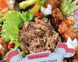 Foto langkah ke 7 dari resep Tongkol Suwir Kemangi Cabe Ijo.