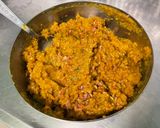 Une image de l'étape 13 de Potimarron farci bœuf tomate coriandre et emmental.