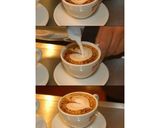 A picture of step 2 of Foam coffee at home.