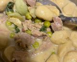 รูปขั้นตอนการทำที่ 3 ของ แกงเขียวหวานสันคอหมูลูกชิ้นปลา
