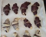 Foto del passaggio 5 della ricetta Cornetti bicolore