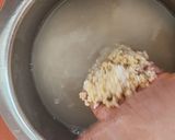 A picture of step 2 of Red Poha Urad Idli.
