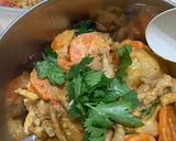 A picture of step 13 of Coconut milk curry.
