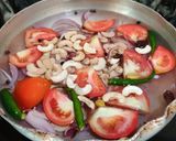 A picture of step 1 of KADHAI PANEER..