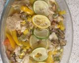 A picture of step 8 of My Chili Lemon and Lime Fish Dish 😋.