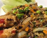 香煎天貝佐炒五穀飯（蛋、五辛素）的食譜步驟4照片