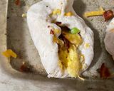 A picture of step 2 of Breakfast “bombs”.