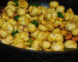 A picture of step 4 of Going Nuts with Masala Nuts.