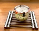 Foto del passaggio 7 della ricetta Risotto con Gamberi Pancetta e Zucchine in Vasocottura al Microonde ​