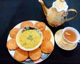 A picture of step 3 of Crispy papri with dal.