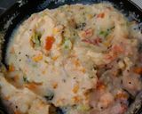 A picture of step 4 of Sooji Upma.