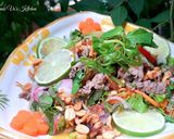 Hình bước làm 4 của món MÓN CAMPUCHIA: GỎI BÒ TÁI CHANH KHMER 🇰🇭