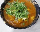 A picture of step 3 of Baby Corn curry.
