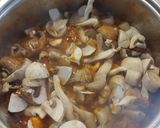 Gombapaprikás juhtúrós puliszkával recept fázis 4 fotója