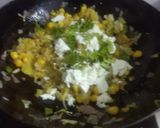 A picture of step 3 of Stuff tortilla wrap.