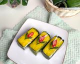 Foto langkah ke 11 dari resep Lemper Kuning Ayam Pedas Manis.