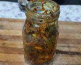 A picture of step 7 of Green garlic, green chilli ginger pickle.