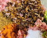 A picture of step 5 of Chullu kebabs.