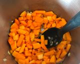 A picture of step 5 of Butternut squash soup.
