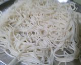 A picture of step 1 of Chinese noodles.