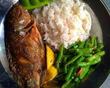 Foto langkah ke 1 dari resep #nasi tahu ikan kacang.