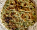 A picture of step 6 of Methi bhakhari.